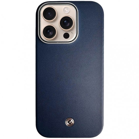 Чохол SGP PC+Leather with MagSafe для Apple iPhone 16 Pro (6.3") Blue