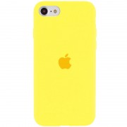 Чохол Silicone Case Full Protective (AA) для Apple iPhone SE (2020) Жовтий / Yellow