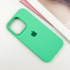 Чохол Silicone Case Full Protective (AA) для Apple iPhone 15 Pro (6.1"), Зелений / Spearmint