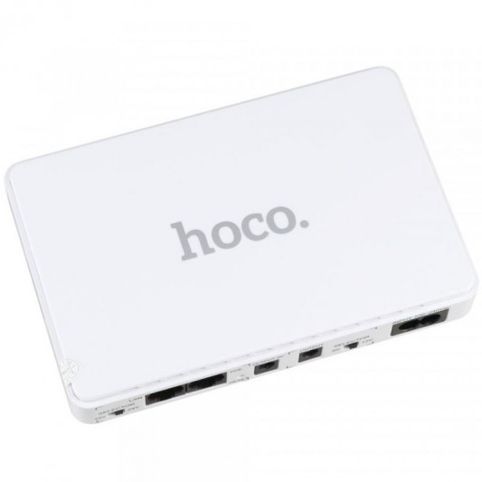 Power Bank Hoco DB25 Smart Mini UPS для роутерів 5V/9V/12V 8800 мАг, Білий