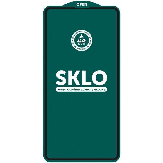 Защитное стекло SKLO 5D (тех.пак) для Apple iPhone 16 Pro Max (6.9") Черный