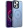 TPU+PC чехол Metal Buttons with MagSafe Colorful для Apple iPhone 16 Pro (6.3") Голубой / Sierra Blue