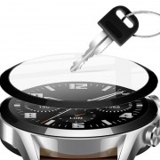 Захисна плівка 3D (full glue) (тех.пак) Samsung Galaxy Watch 7 40mm, Чорний