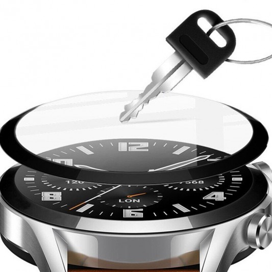 Полімерна плівка 3D (full glue) (тех.пак) для Samsung Galaxy Watch 7 40mm Чорний - зображення 1 