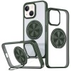 TPU+PC чохол Metal Ring with MagSafe для Apple iPhone 15 (6.1") Зелений
