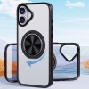 TPU+PC чехол Metal Ring with MagSafe для Apple iPhone 16 (6.1"), Черный