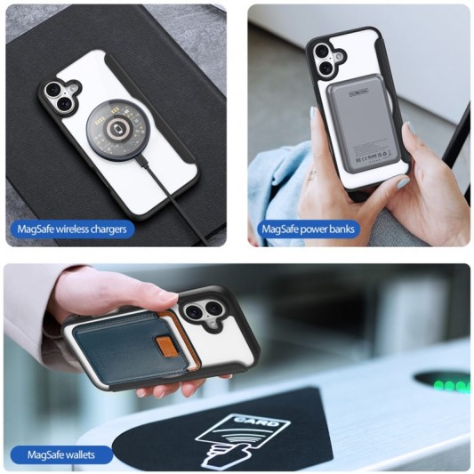 Чехол-книжка Dux Ducis Skin X Pro with MagSafe для Apple iPhone 16 (6.1") Black - изображение 6