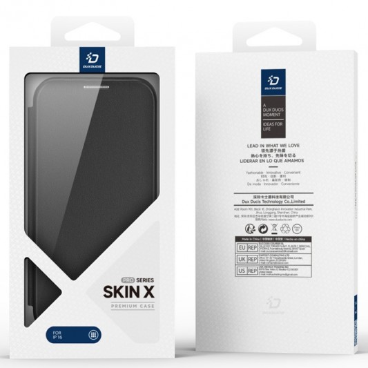 Чехол-книжка Dux Ducis Skin X Pro with MagSafe для Apple iPhone 16 (6.1") Black - изображение 7