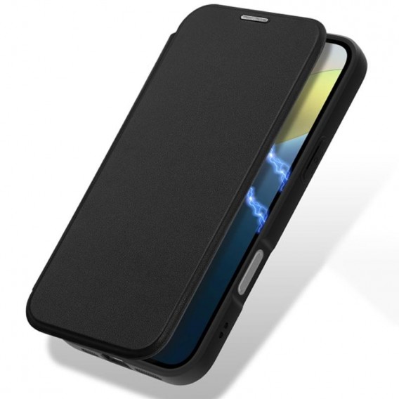 Чехол-книжка Dux Ducis Skin X Pro with MagSafe для Apple iPhone 16 (6.1"), Black