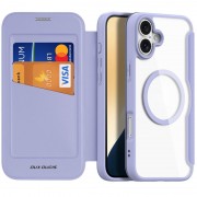 Чехол-книжка Dux Ducis Skin X Pro with MagSafe для Apple iPhone 16 (6.1") Purple