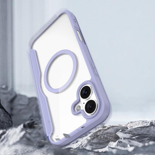 Чехол-книжка Dux Ducis Skin X Pro with MagSafe для Apple iPhone 16 (6.1") Purple - изображение 5