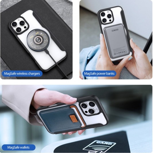 Чохол-книжка Dux Ducis Skin X Pro with MagSafe для Apple iPhone 16 Pro (6.3") Black - зображення 6 