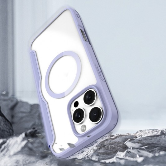 Чохол-книжка Dux Ducis Skin X Pro with MagSafe для Apple iPhone 16 Pro (6.3") Purple - зображення 5 