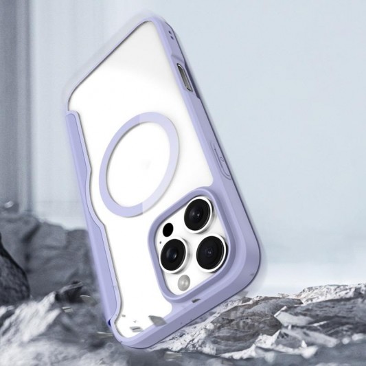Чехол-книжка Dux Ducis Skin X Pro with MagSafe для Apple iPhone 16 Pro (6.3") Purple - изображение 5