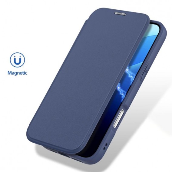 Чехол-книжка Dux Ducis Skin X Pro with MagSafe для Apple iPhone 16 Pro (6.3"), Blue
