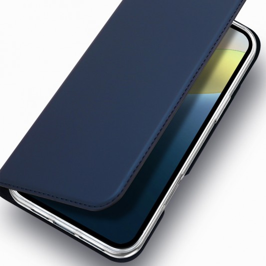 Чехол-книжка Dux Ducis с карманом для визиток для Apple iPhone 16 (6.1") Синий - изображение 6