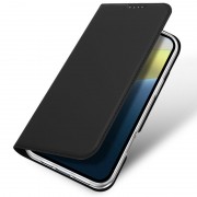 Чехол-книжка Dux Ducis с карманом для визиток для Apple iPhone 16 (6.1"), Черный