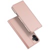 Чохол-книжка Dux Ducis з кишенею для візиток для Apple iPhone 16 (6.1"), Rose Gold