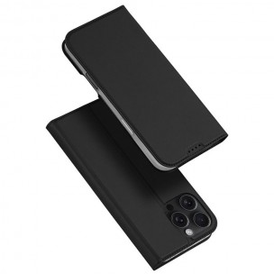Чохол-книжка Dux Ducis з кишенею для візиток для Apple iPhone 16 Pro Max (6.9") Чорний Чохол-книжка Dux Ducis з кишенею для візиток для Apple iPhone 16 Pro Max (6.9") Чорний