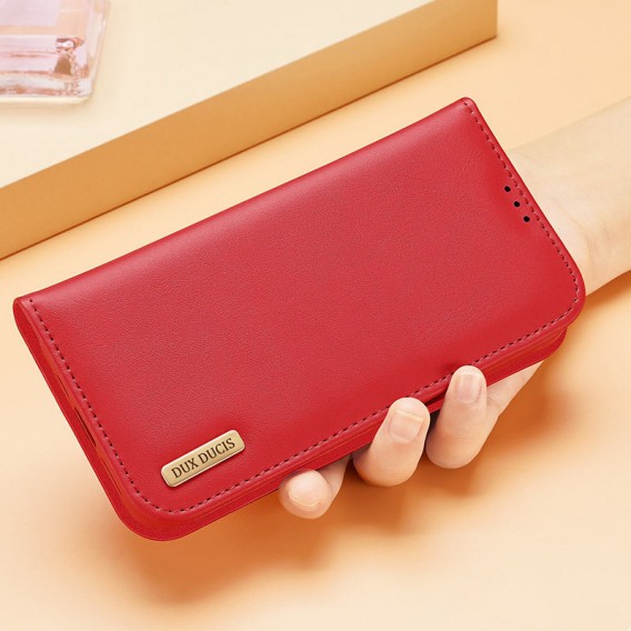 Чохол-книжка Dux Ducis Hivo для Apple iPhone 16 (6.1"), Red