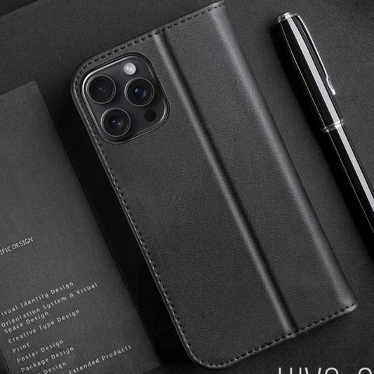 Чохол-книжка Dux Ducis Hivo для Apple iPhone 16 Pro (6.3") Black - зображення 2 