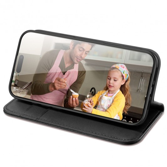 Чохол-книжка Dux Ducis Hivo для Apple iPhone 16 Pro (6.3") Black - зображення 6 