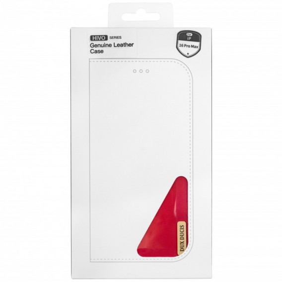 Чехол-книжка Dux Ducis Hivo для Apple iPhone 16 Pro Max (6.9"), Red