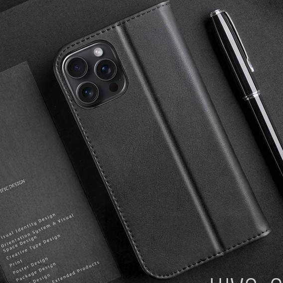 Чехол-книжка Dux Ducis Hivo для Apple iPhone 16 Pro Max (6.9"), Black