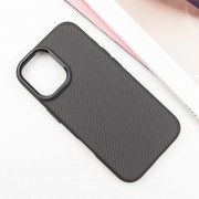 Чехол TPU+PC Carbon with MagSafe для Apple iPhone 16 (6.1"), Black