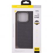 Чехол TPU+PC Carbon with MagSafe для Apple iPhone 16 Pro Max (6.9"), Grey