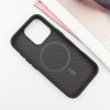 Чехол TPU+PC Carbon with MagSafe для Apple iPhone 16 Pro Max (6.9"), Black