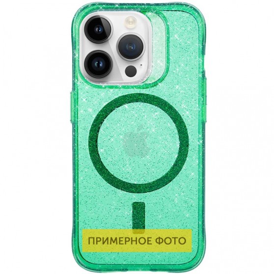 Чехол TPU Radiance with MagSafe для Apple iPhone 16 (6.1") Green