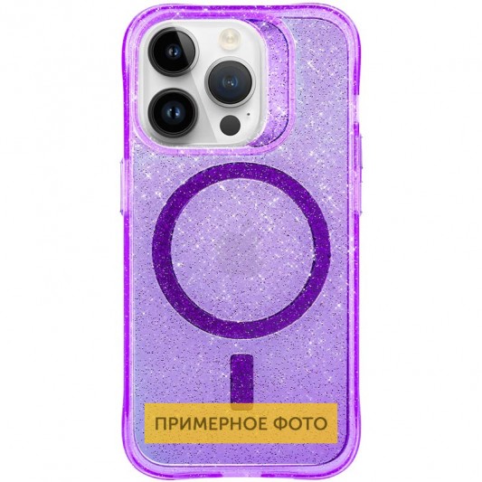 Чехол TPU Radiance with MagSafe для Apple iPhone 16 (6.1") Purple