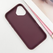 TPU чехол Bonbon Metal Style with MagSafe для Apple iPhone 16 (6.1"), Бордовый / Plum