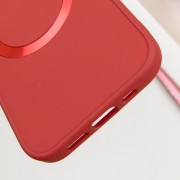 TPU чехол Bonbon Metal Style with MagSafe для Apple iPhone 16 (6.1"), Красный / Red