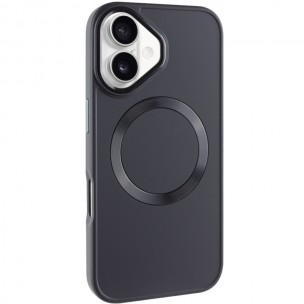 TPU чехол Bonbon Metal Style with MagSafe для Apple iPhone 16 (6.1