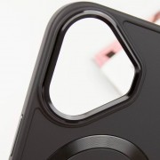 TPU чехол Bonbon Metal Style with MagSafe для Apple iPhone 16 (6.1"), Черный / Black
