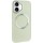 TPU чехол Bonbon Metal Style with MagSafe для Apple iPhone 16 Plus (6.7") Белый / White