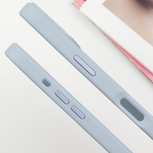 TPU чехол Bonbon Metal Style with MagSafe для Apple iPhone 16 Plus (6.7"), Голубой / Mist Blue - изображение 3
