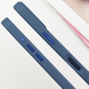 TPU чехол Bonbon Metal Style with MagSafe для Apple iPhone 16 Plus (6.7"), Синий / Cosmos Blue