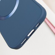 TPU чехол Bonbon Metal Style with MagSafe для Apple iPhone 16 Plus (6.7"), Синий / Cosmos Blue