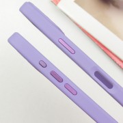 TPU чехол Bonbon Metal Style with MagSafe для Apple iPhone 16 Plus (6.7"), Сиреневый / Dasheen