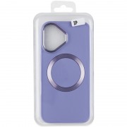 TPU чехол Bonbon Metal Style with MagSafe для Apple iPhone 16 Plus (6.7"), Сиреневый / Dasheen