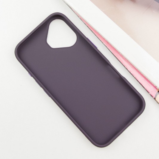 TPU чехол Bonbon Metal Style with MagSafe для Apple iPhone 16 Plus (6.7") Фиолетовый / Dark Purple - изображение 1
