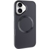 TPU чохол Bonbon Metal Style with MagSafe для Apple iPhone 16 Plus (6.7"), Чорний / Black