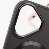 TPU чохол Bonbon Metal Style with MagSafe для Apple iPhone 16 Plus (6.7"), Чорний / Black