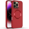 TPU чохол Bonbon Metal Style with MagSafe для Apple iPhone 16 Pro (6.3"), Червоний / Red