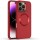TPU чехол Bonbon Metal Style with MagSafe для Apple iPhone 16 Pro Max (6.9") Красный / Red