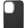 Чохол TPU+PC Carbon with MagSafe для Apple iPhone 15 (6.1"), Black