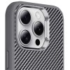 Чохол TPU+PC Carbon with MagSafe для Apple iPhone 15 Pro (6.1"), Grey